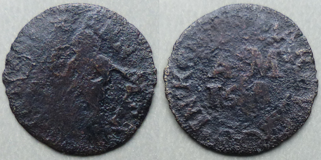 St. Mary Cray, Ann Maning 1658 farthing N2716